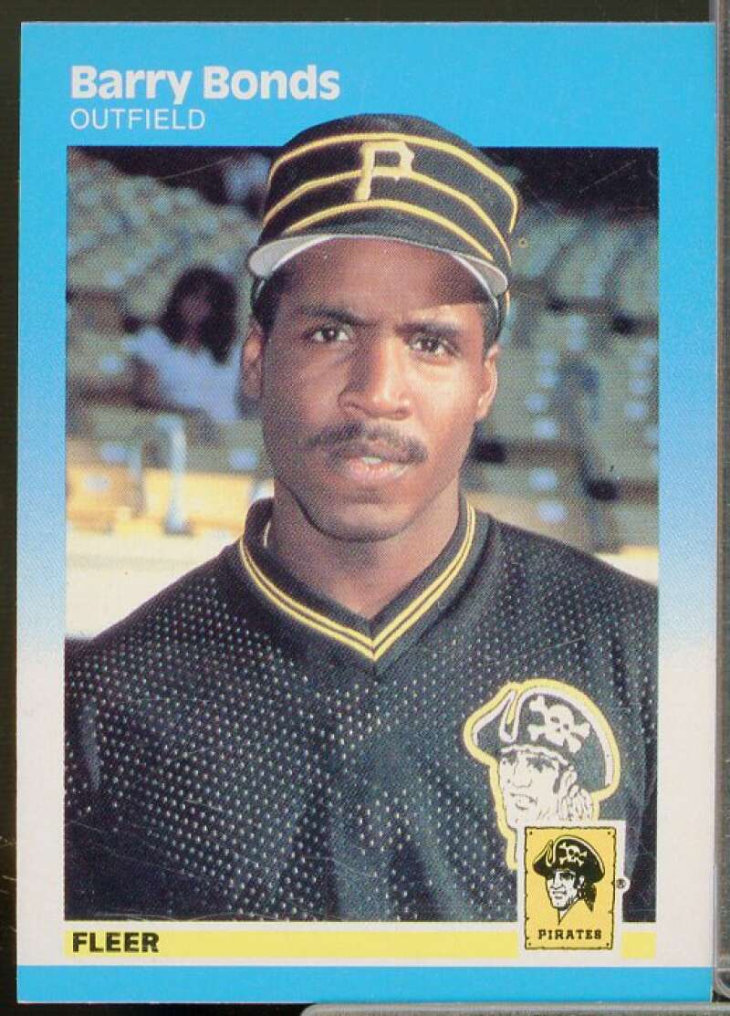 Barry Bonds Rookie Card 1987 Fleer #604  Image 1