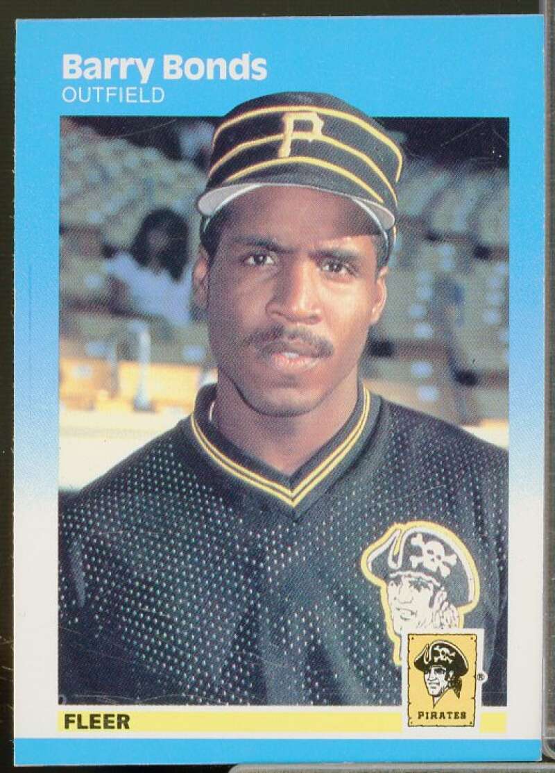 Barry Bonds Rookie Card 1987 Fleer #604  Image 1