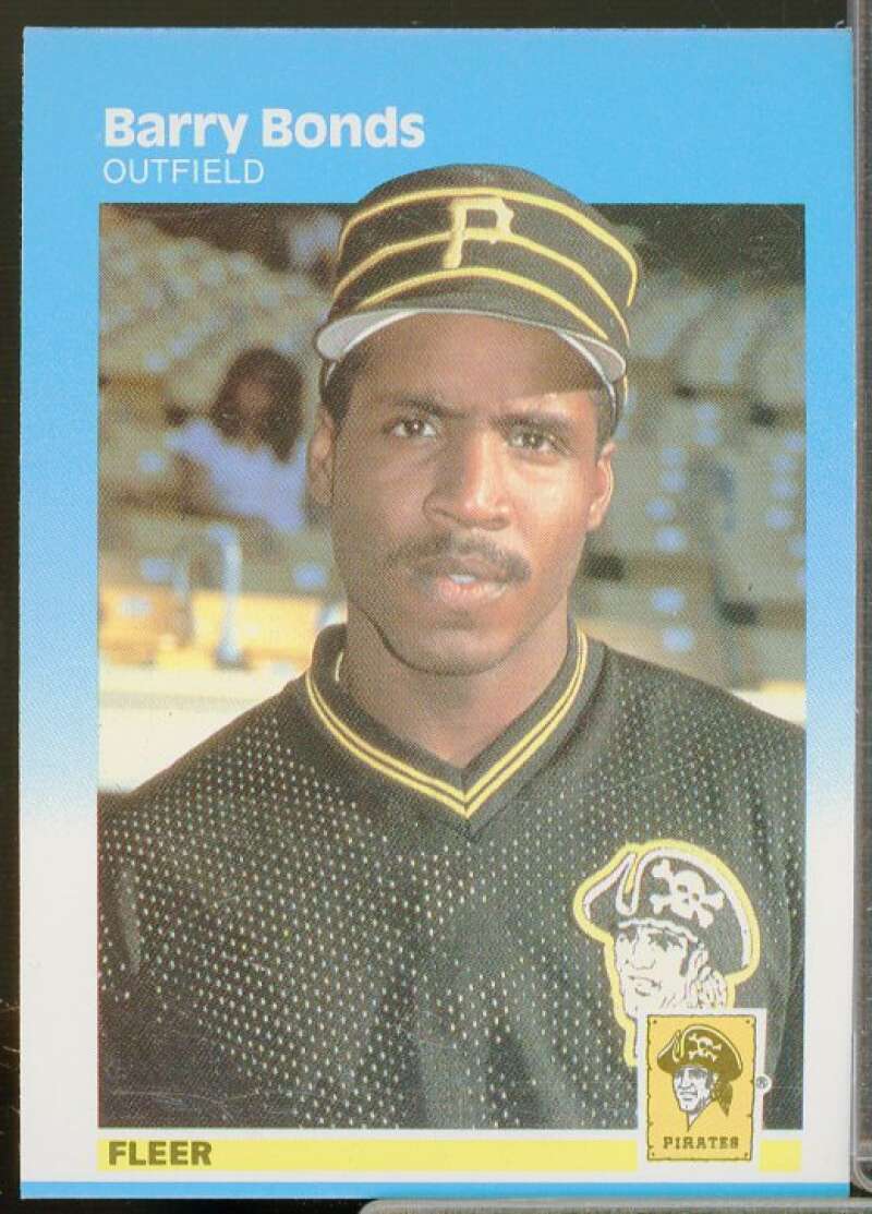 Barry Bonds Rookie Card 1987 Fleer #604  Image 1