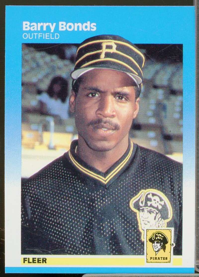 Barry Bonds Rookie Card 1987 Fleer #604  Image 1