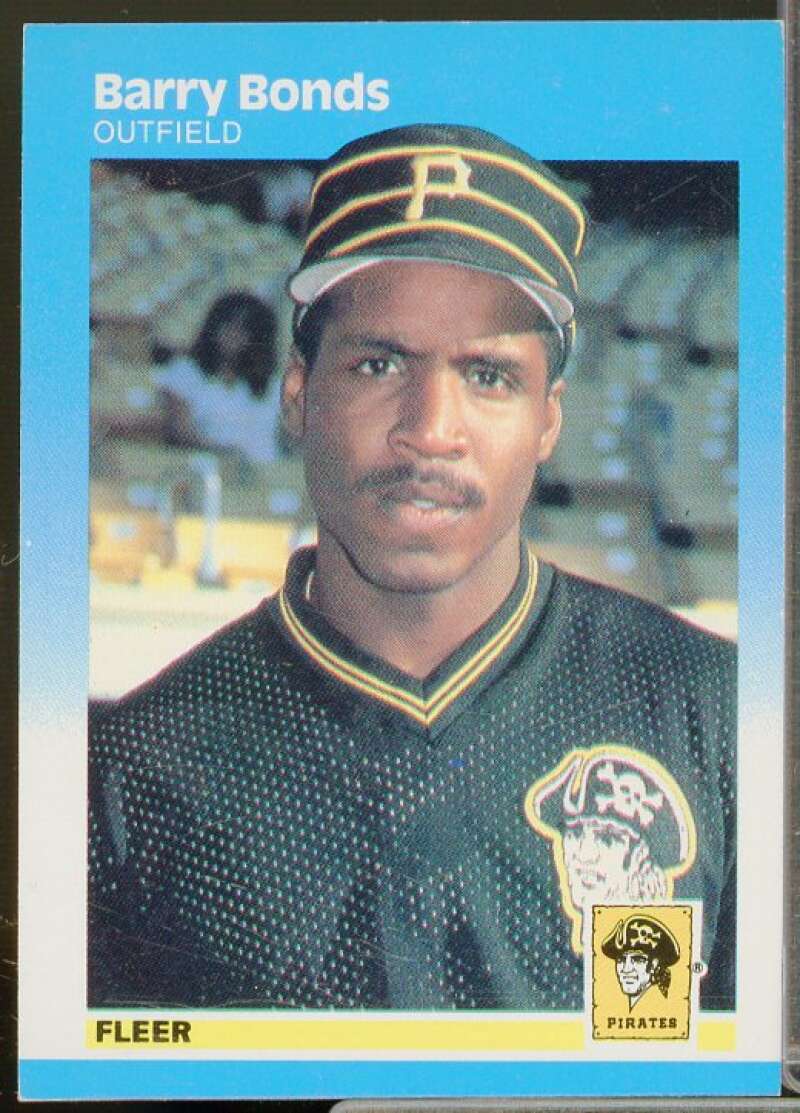 Barry Bonds Rookie Card 1987 Fleer #604  Image 1