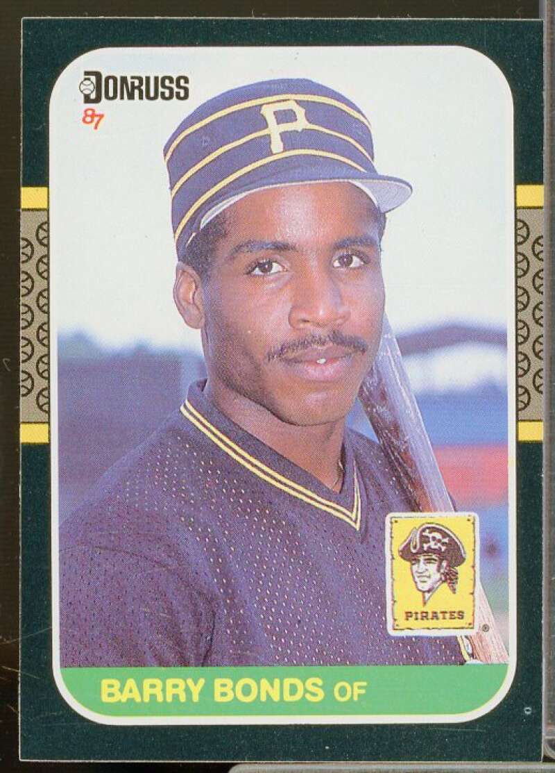 Barry Bonds Rookie Card 1987 Donruss #361  Image 1