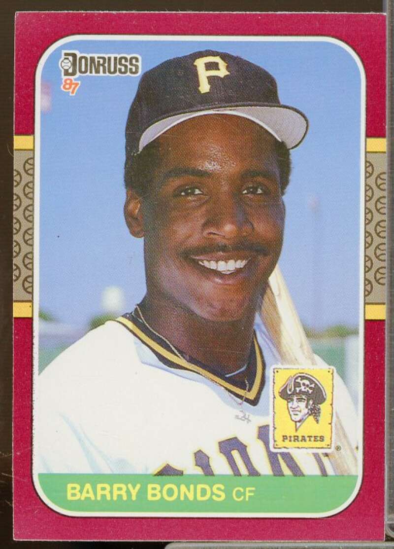 Barry Bonds Rookie Card 1987 Donruss Opening Day #163B  Image 1