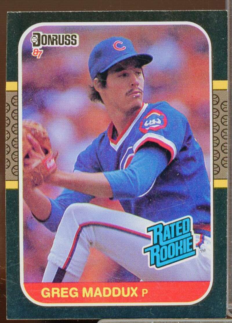 Greg Maddux Rookie Card 1987 Donruss #36  Image 1
