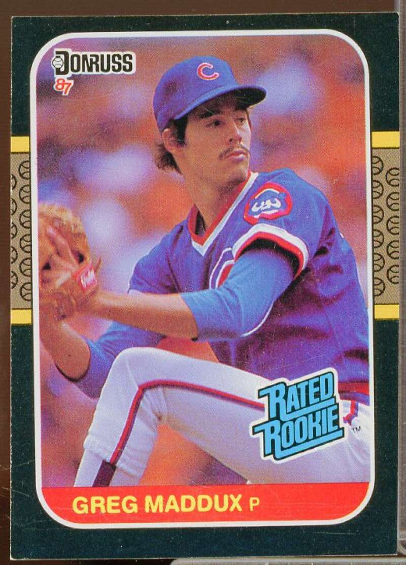 Greg Maddux Rookie Card 1987 Donruss #36  Image 1