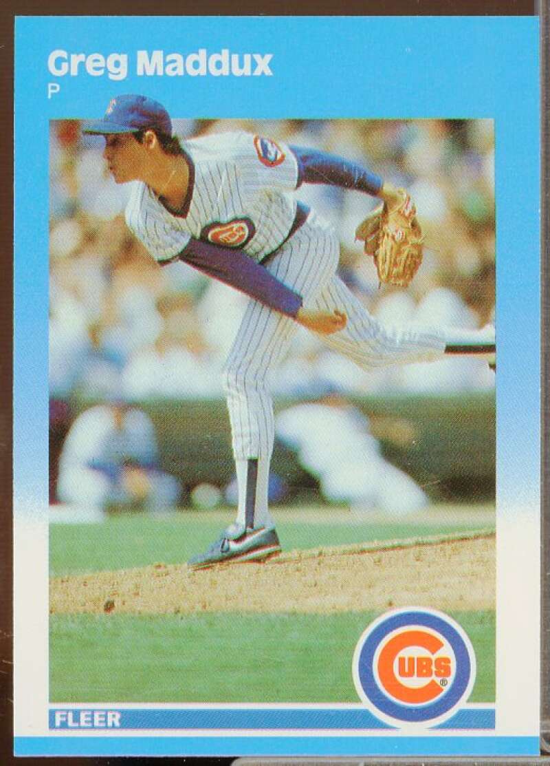 Greg Maddux Rookie Card 1987 Fleer Update #U68  Image 1