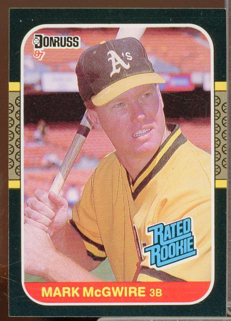 Mark McGwire Rookie Card 1987 Donruss #46  Image 1