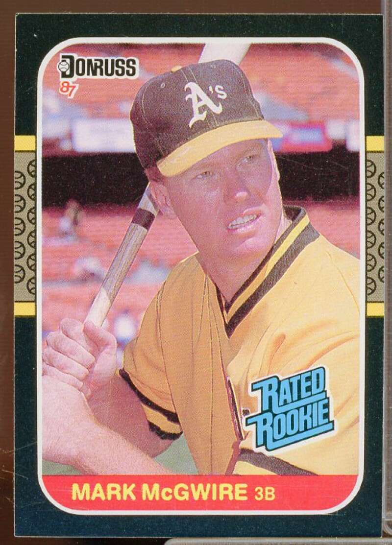 Mark McGwire Rookie Card 1987 Donruss #46  Image 1