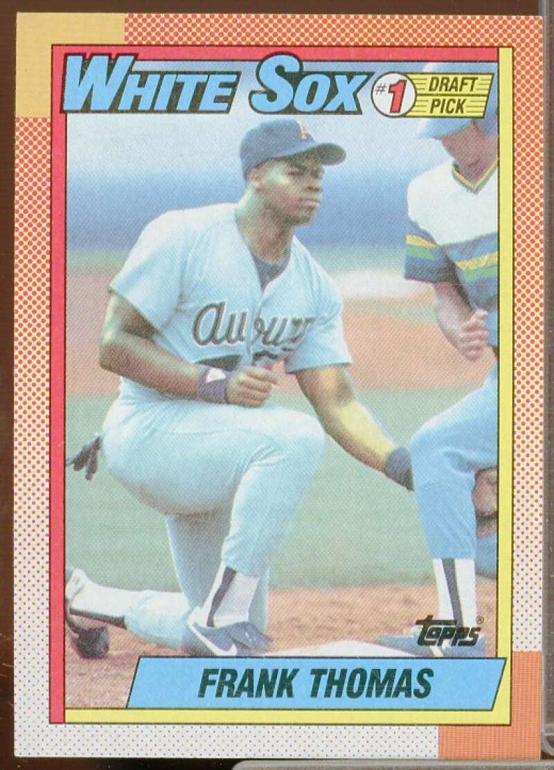 Frank Thomas Rookie Card 1990 Topps #414  Image 1