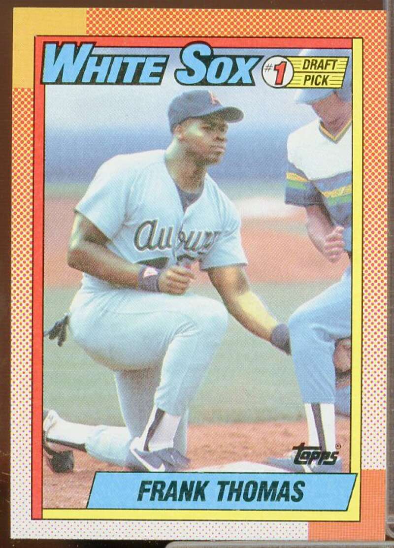 Frank Thomas Rookie Card 1990 Topps #414  Image 1