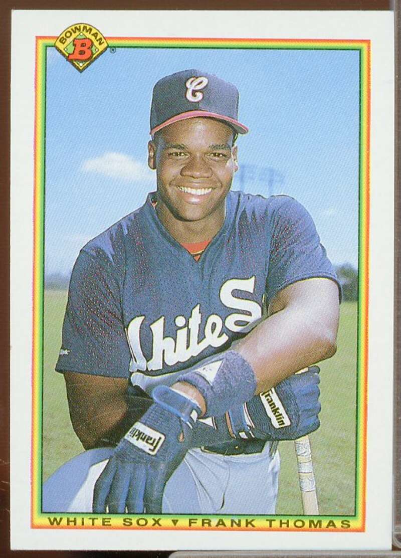 Frank Thomas Rookie Card 1990 Bowman #320  Image 1