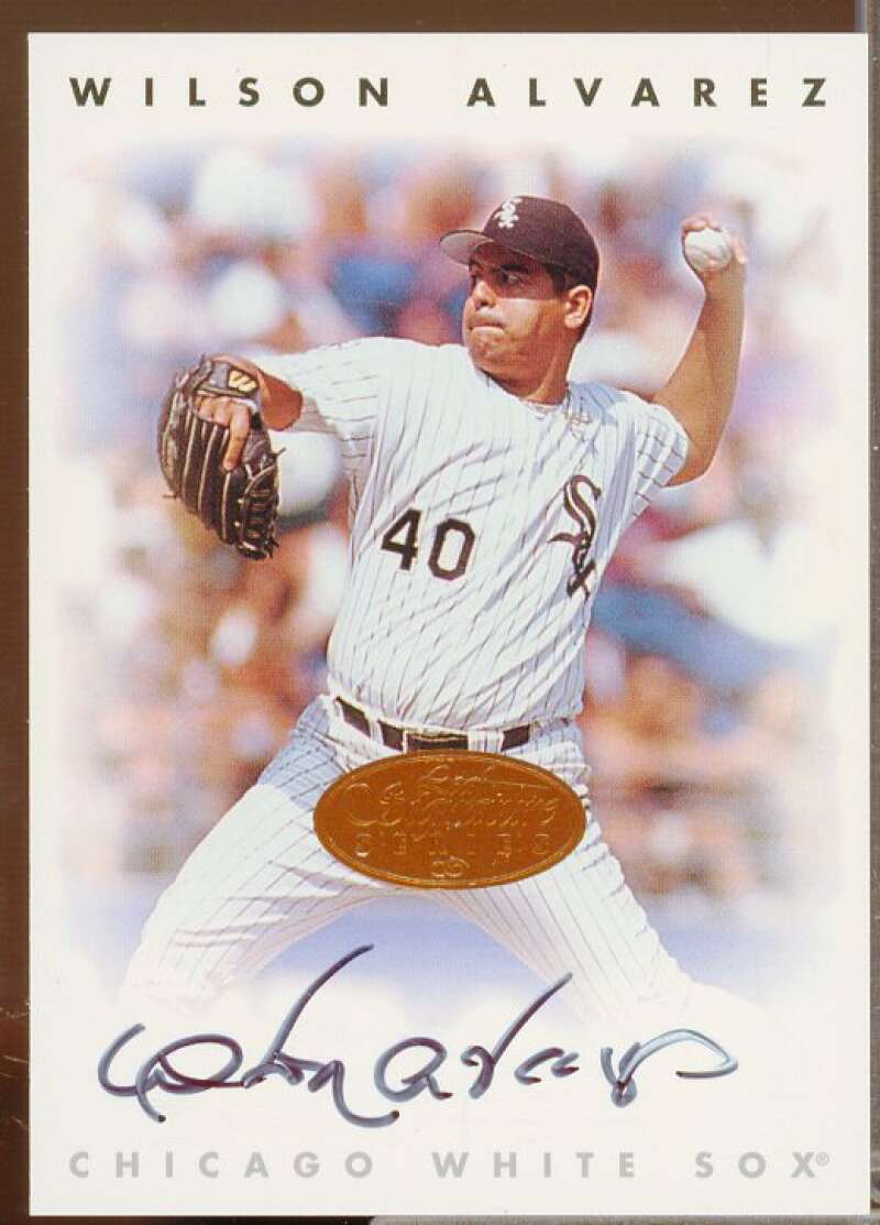 Wilson Alvarez Card 1996 Leaf Signature Autographs #7  Image 1