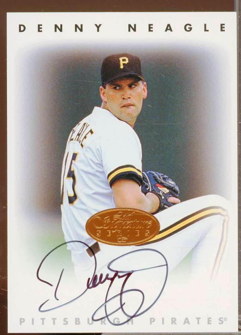 Denny Neagle Card 1996 Leaf Signature Autographs #166  Image 1