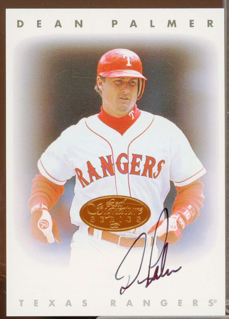 Dean Palmer Card 1996 Leaf Signature Autographs #177  Image 1