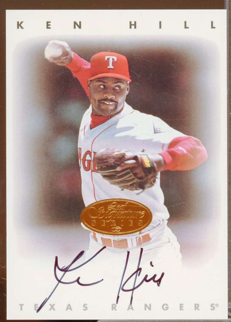 Ken Hill Card 1996 Leaf Signature Autographs #103  Image 1