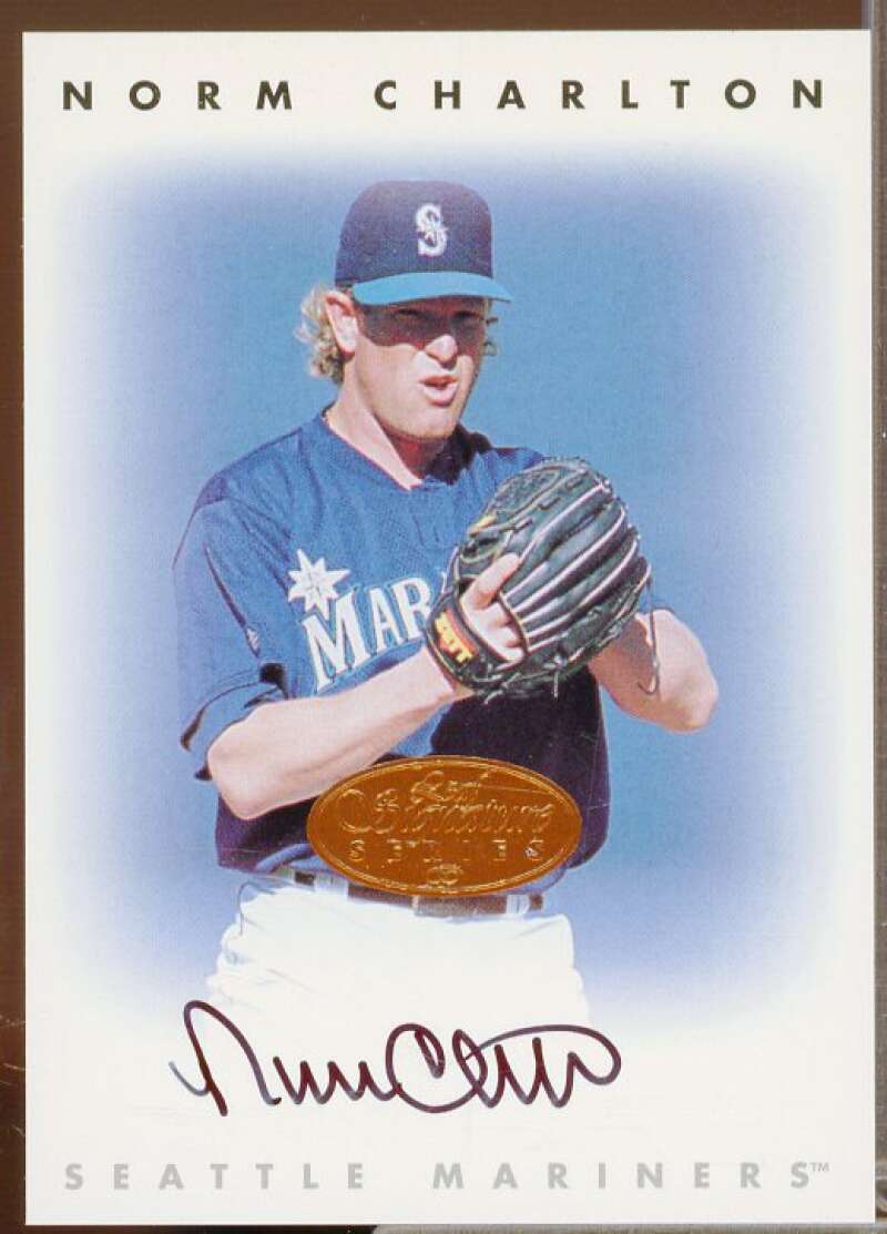 Norm Charlton Card 1996 Leaf Signature Autographs #44  Image 1