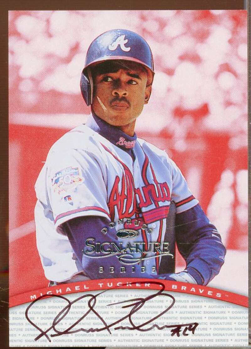 Michael Tucker/3900 Card 1997 Donruss Signature Autographs #99  Image 1