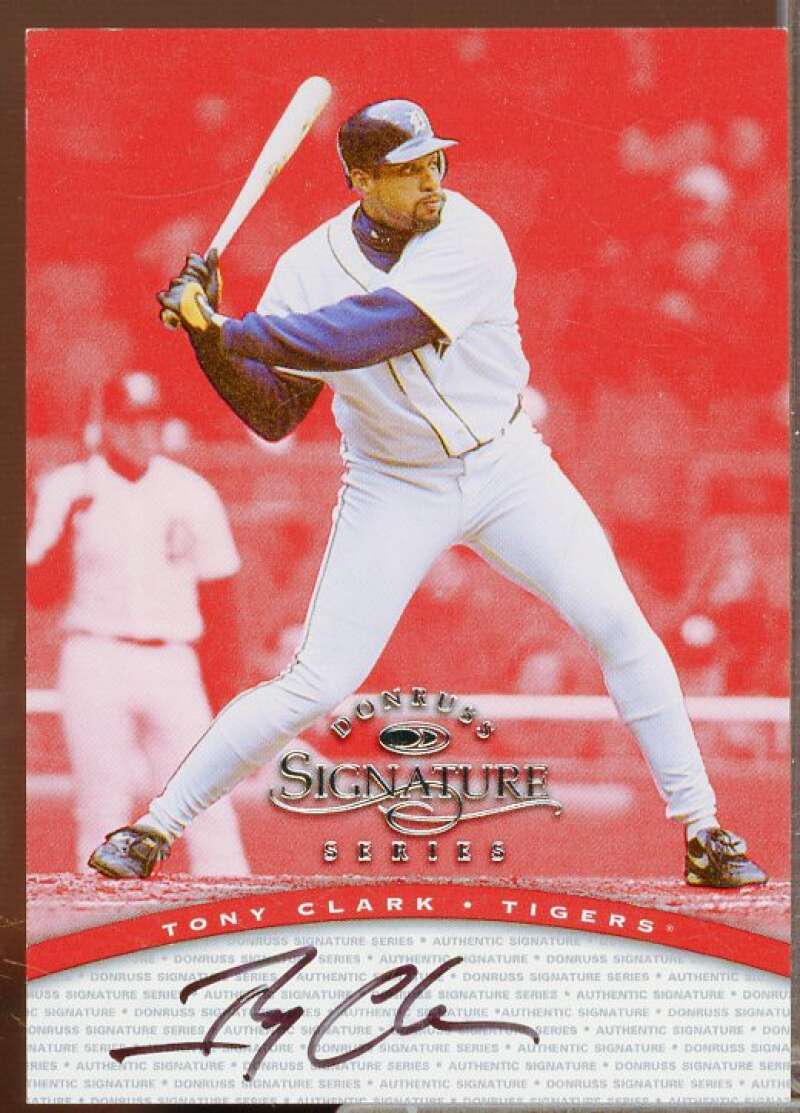 Tony Clark/3900 Card 1997 Donruss Signature Autographs #18  Image 1