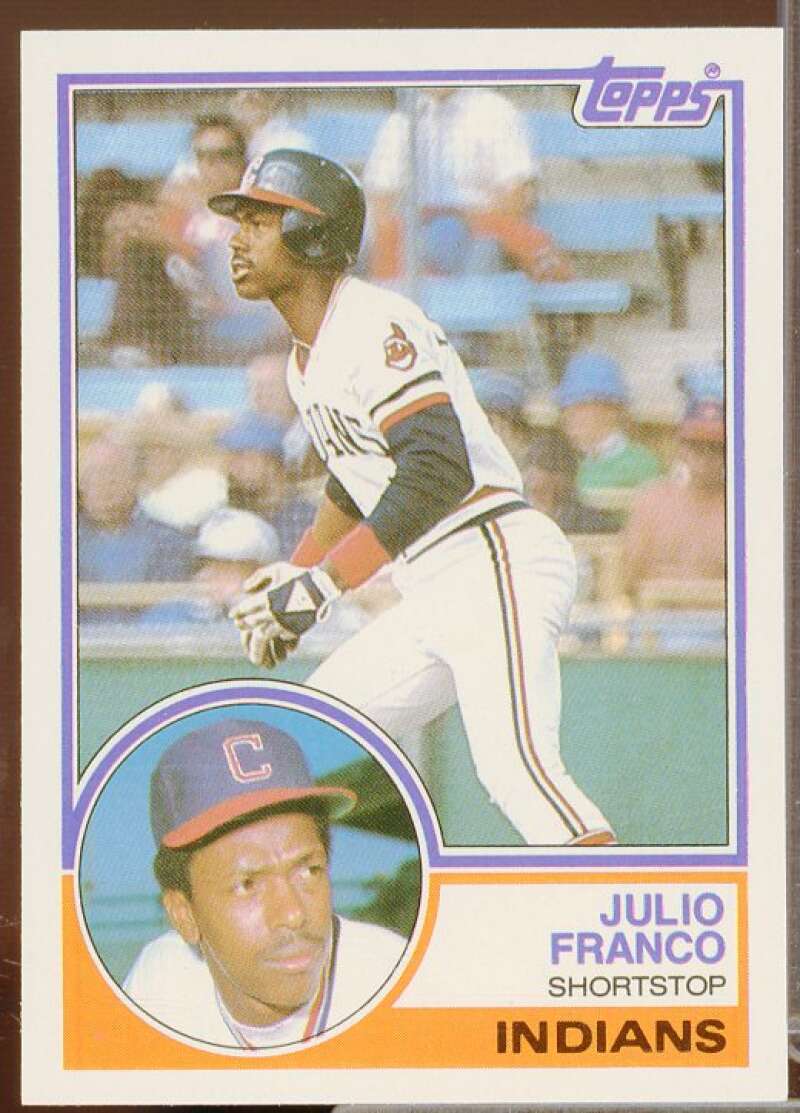 Julio Franco Rookie Card 1983 Topps Traded #34T  Image 1
