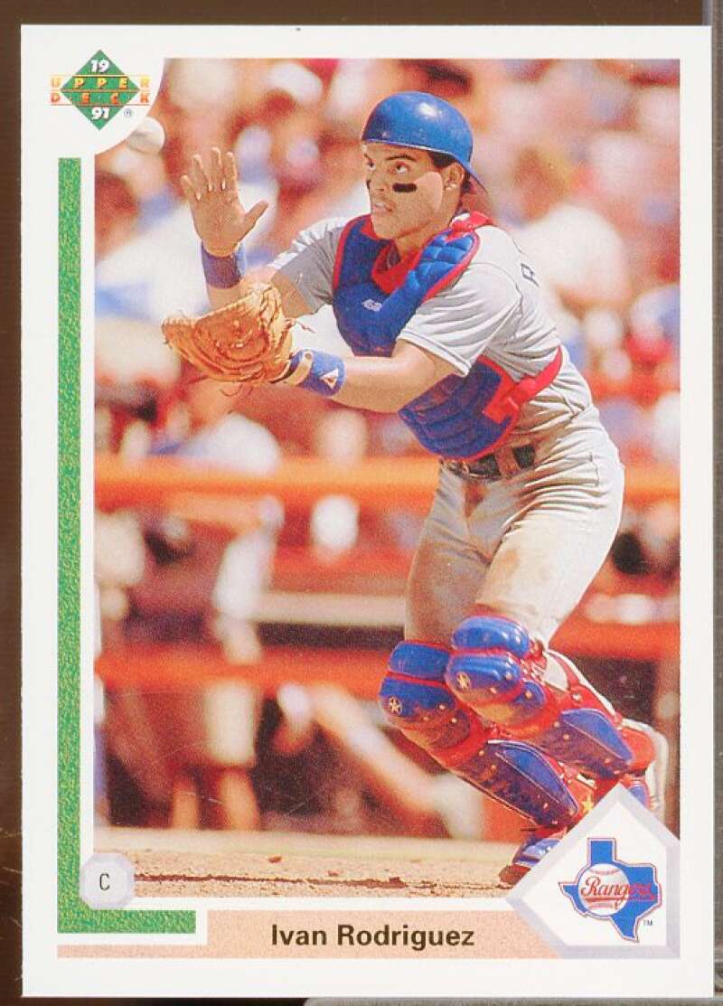 Ivan Rodriguez Rookie Card 1991 Upper Deck Final Edition #55F  Image 1