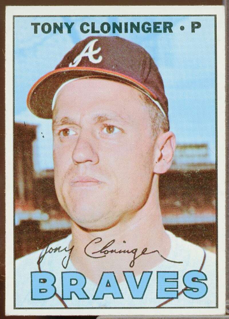 Tony Cloninger Card 1967 Topps #490  Image 1