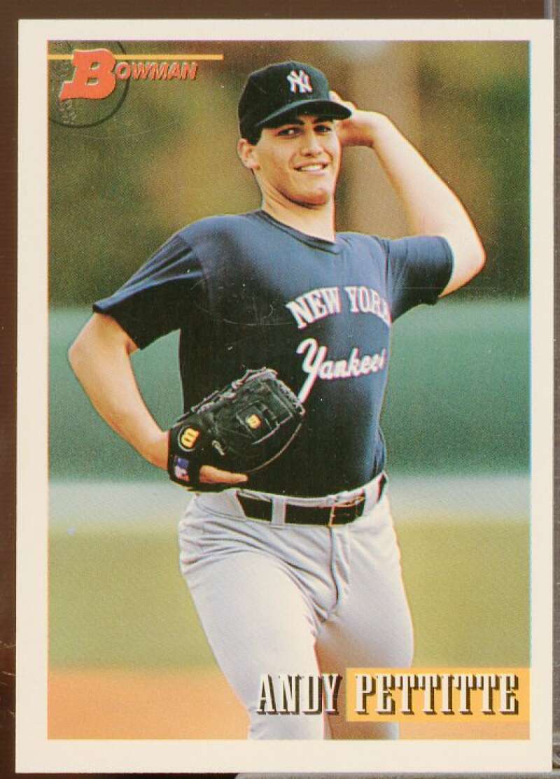 Andy Pettitte Rookie Card 1993 Bowman #103  Image 1