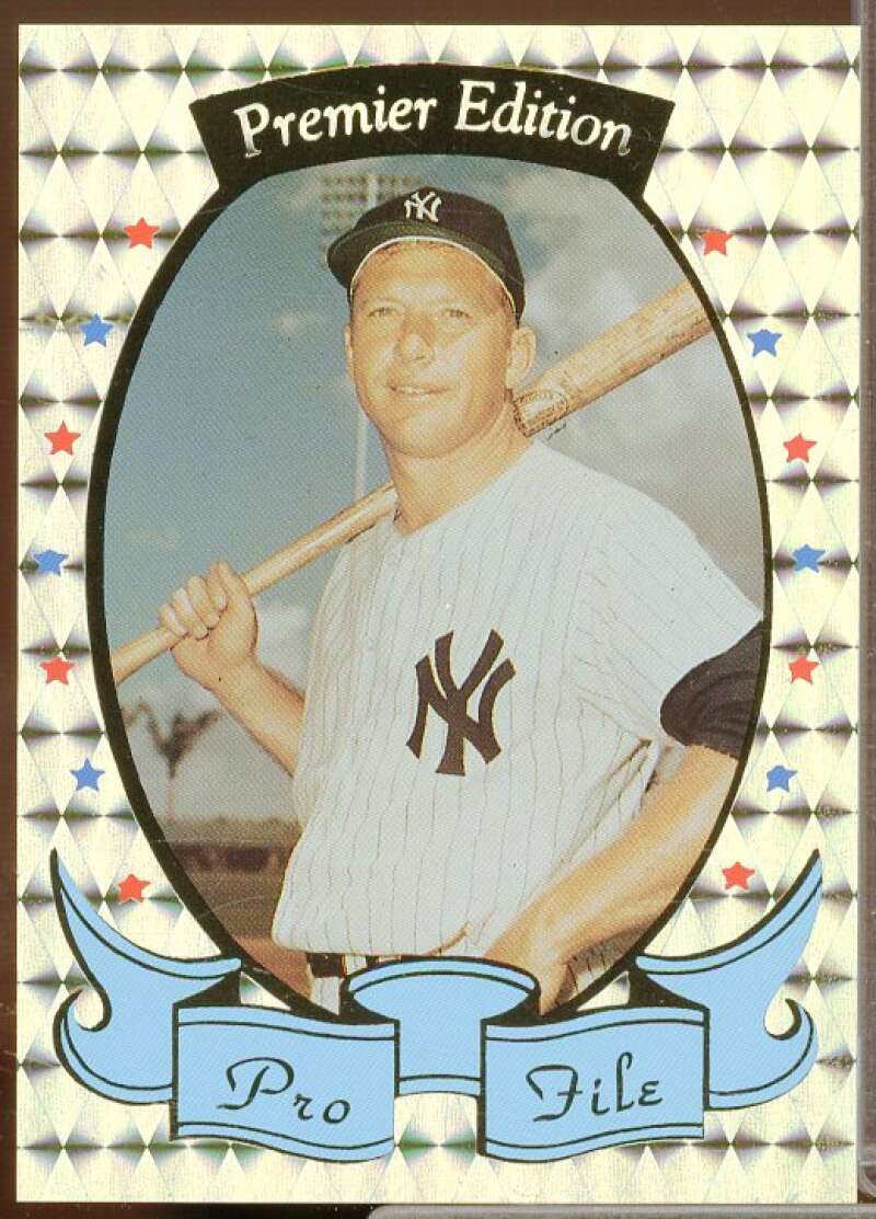 Mickey Mantle 1990 National Sports Collectors Convention Premier Pro File  #10  Image 1