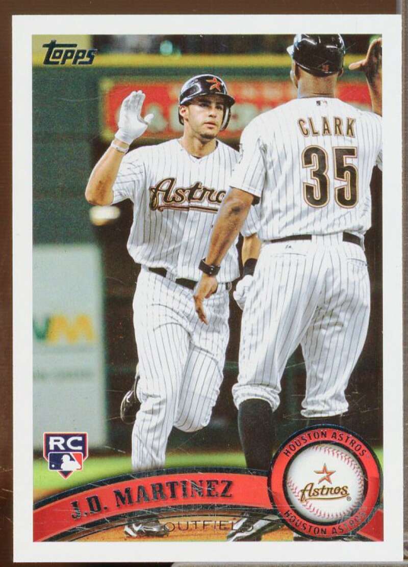 J.D. Martinez Rookie Card 2011 Topps Update #US186  Image 1