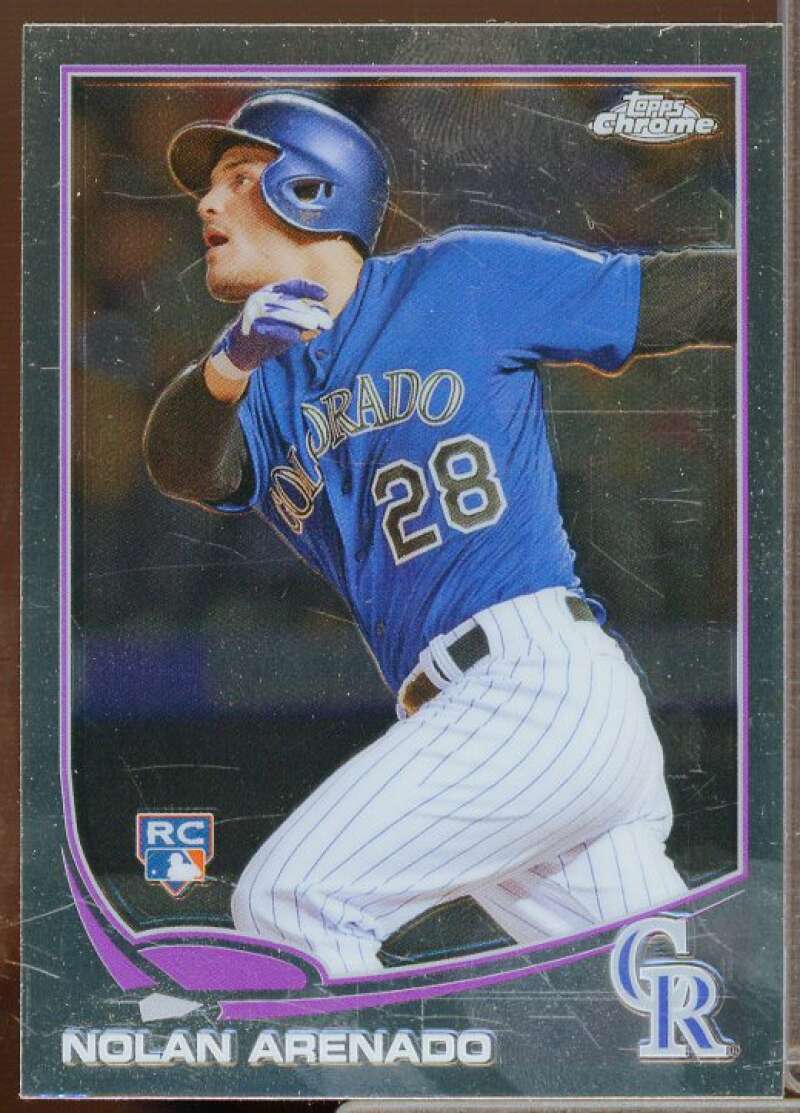 Nolan Arenado Rookie Card 2013 Topps Chrome Update #MB39  Image 1