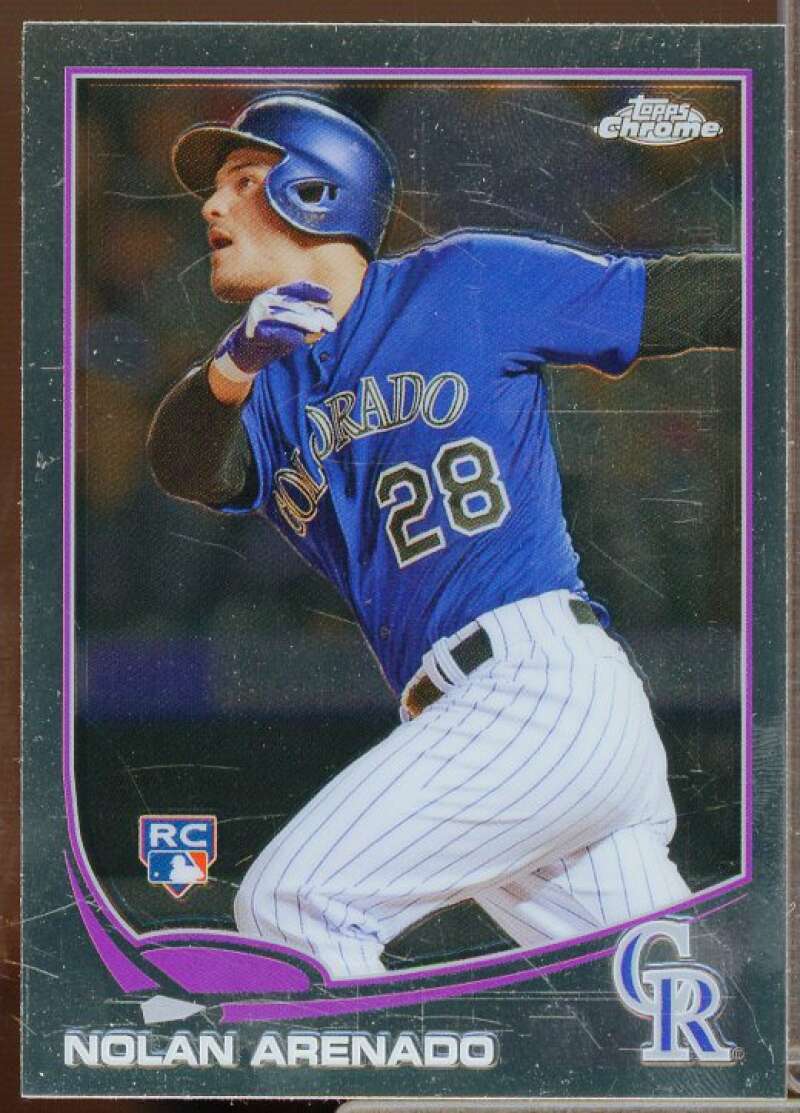 Nolan Arenado Rookie Card 2013 Topps Chrome Update #MB39  Image 1