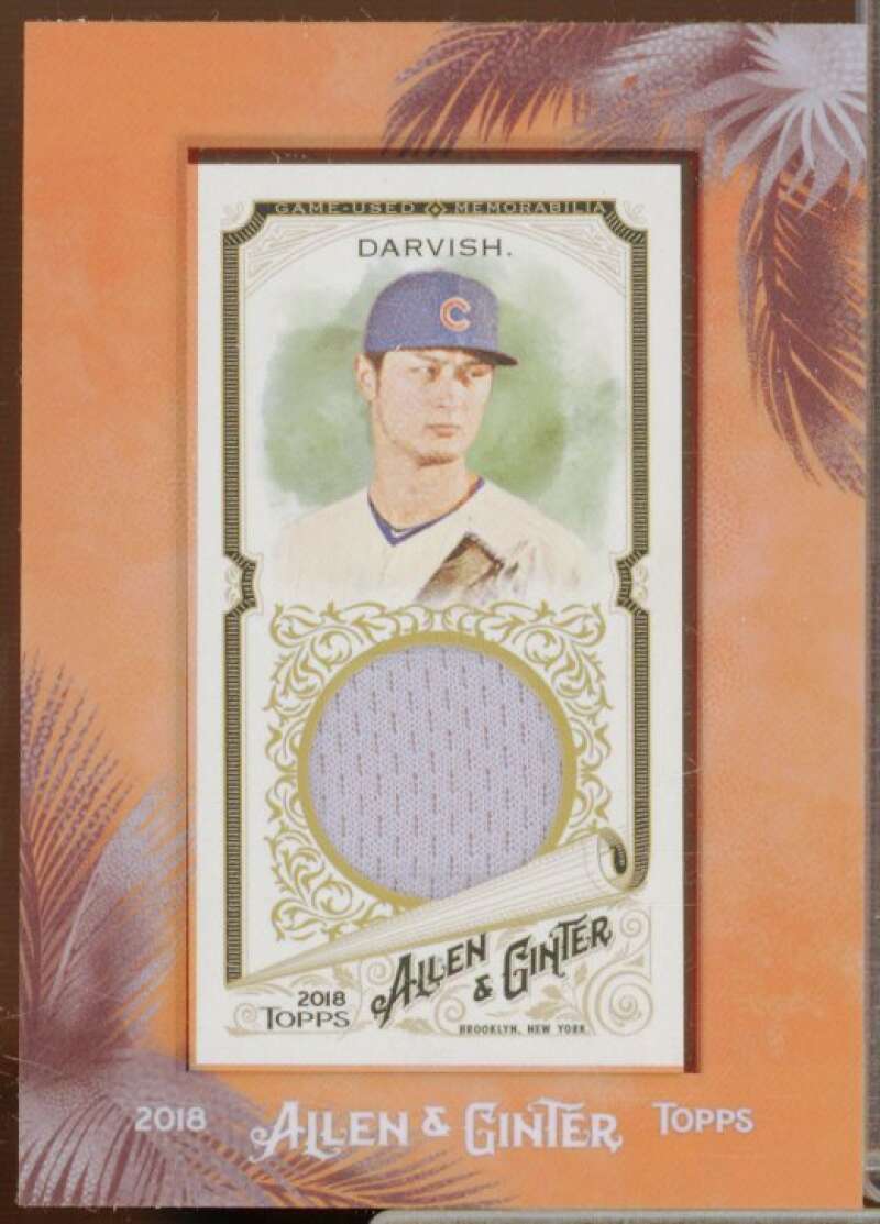 Yu Darvish Card 2018 Topps Allen and Ginter Mini Framed Relics #MFRYD  Image 1