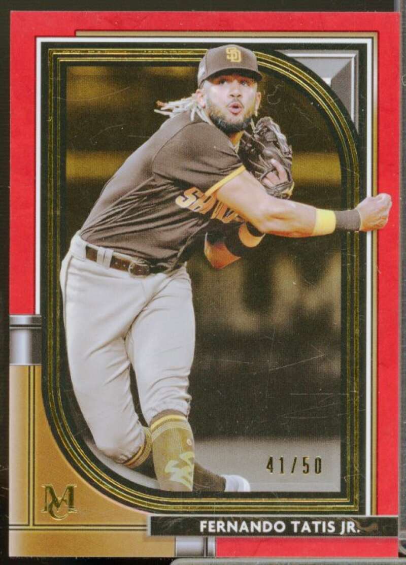 Fernando Tatis Jr. Card 2021 Topps Museum Collection Ruby #8  Image 1