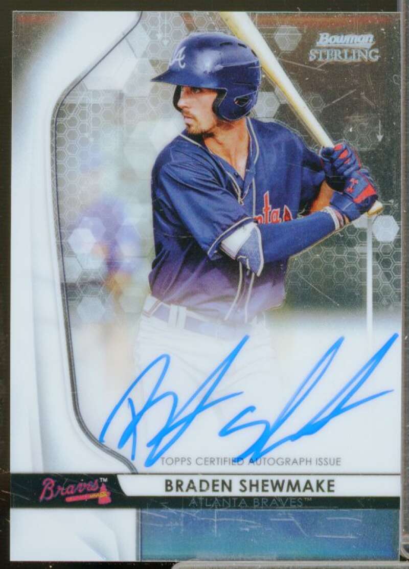 Braden Shewmake Rookie Card 2020 Bowman Sterling Prospect Autographs #BSPABSH  Image 1