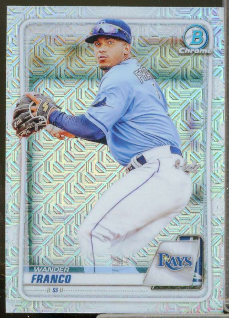 Wander Franco Rookie 2020 Bowman Chrome Mega Box Prospects Refractors #BCP163  Image 1