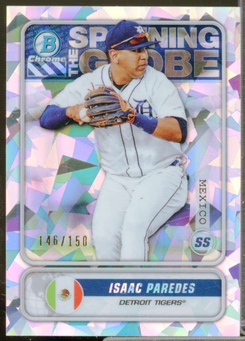 Isaac Paredes 2020 Bowman Chrome Spanning the Globe Atomic Refractors #STGIP  Image 1