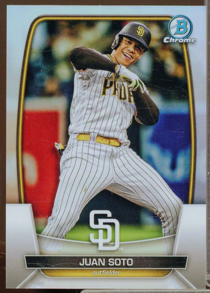 Juan Soto Card 2023 Bowman Chrome Refractors #96  Image 1