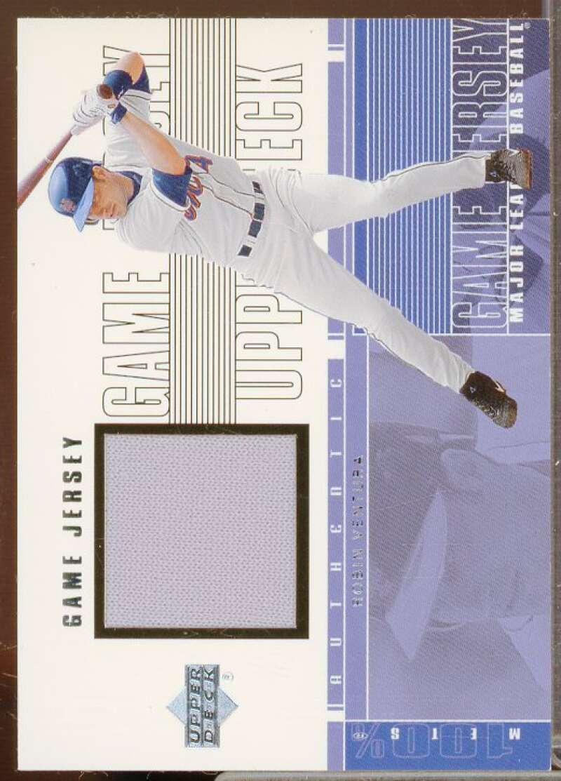 Robin Ventura Card 2001 Upper Deck Game Jersey #CRV  Image 1