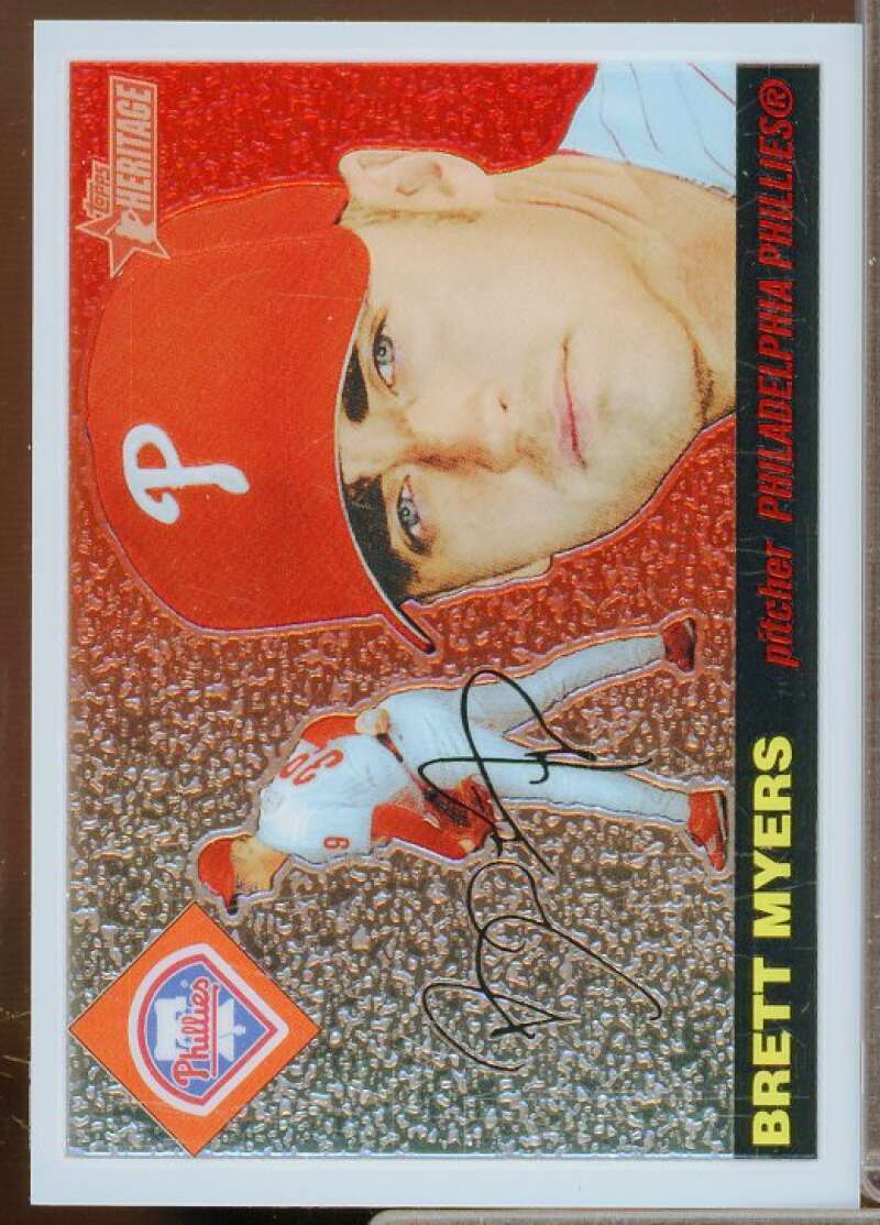 Brett Myers Card 2004 Topps Heritage Chrome #THC104  Image 1