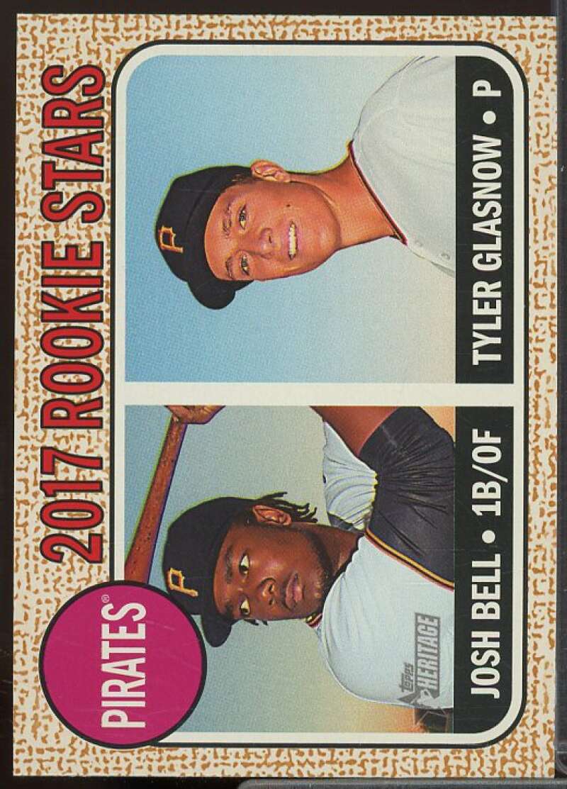 Josh Bell RC/Tyler Glasnow Rookie Card 2017 Topps Heritage #36  Image 1