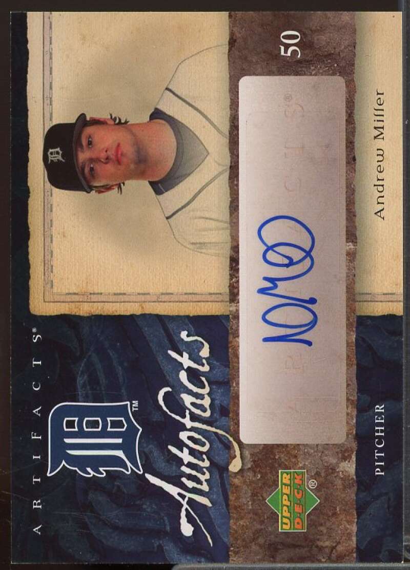 Andrew Miller Rookie Card 2007 Artifacts Autofacts #AM  Image 1