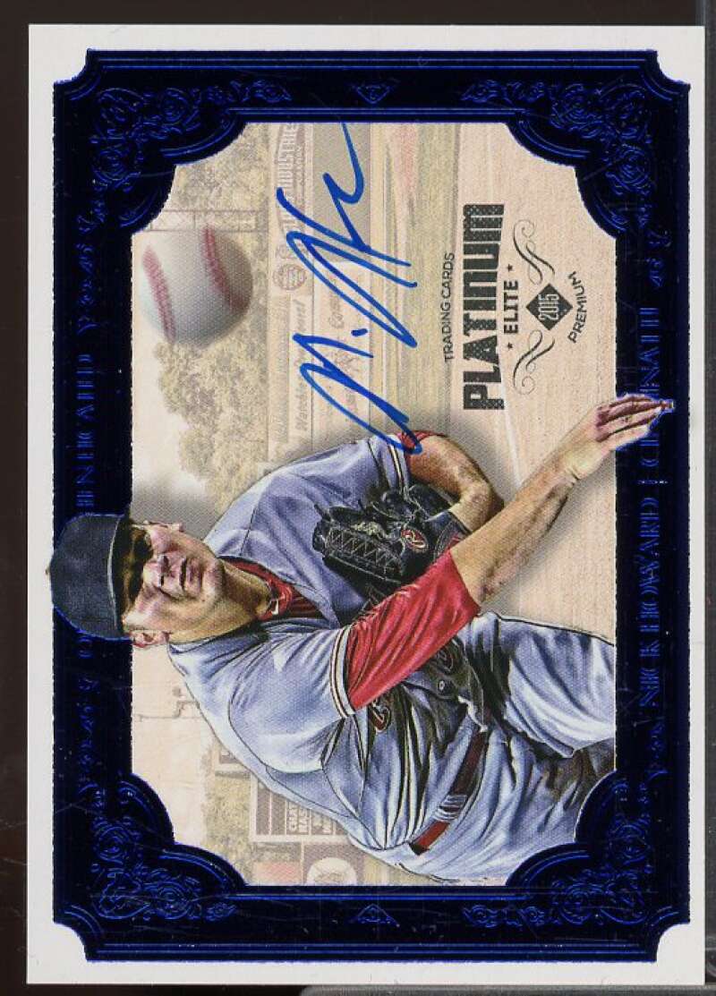 Nick Howard Auto Card 2015 Onyx Platinum Elite Auto Blue /200 #PE15A-NH  Image 1