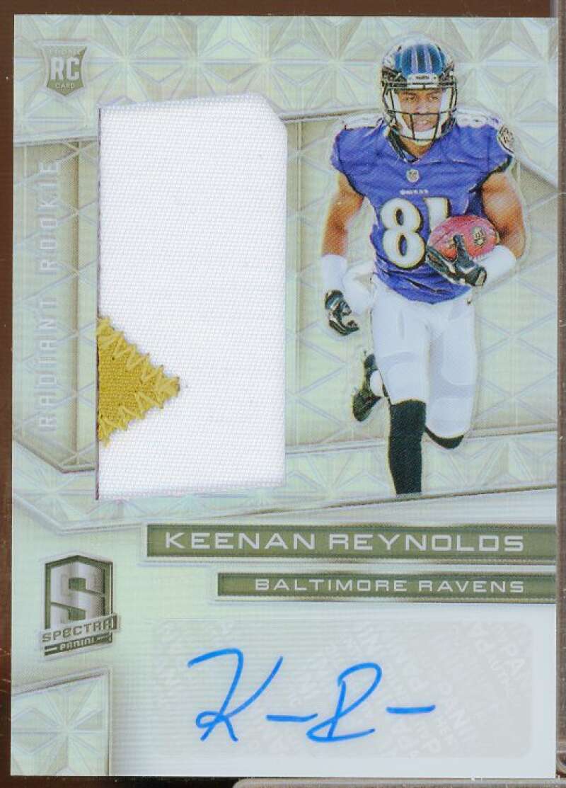 Keenan Reynolds/199 2016 Panini Spectra Radiant Rookie Patch Signatures #20  Image 1