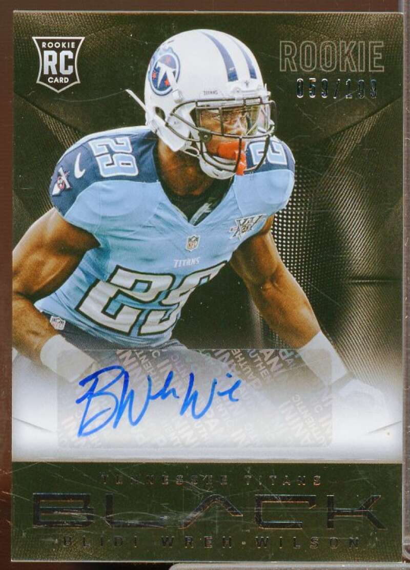 Blidi Wreh-Wilson/199 Rookie Card 2013 Panini Black Rookie Signatures #111  Image 1