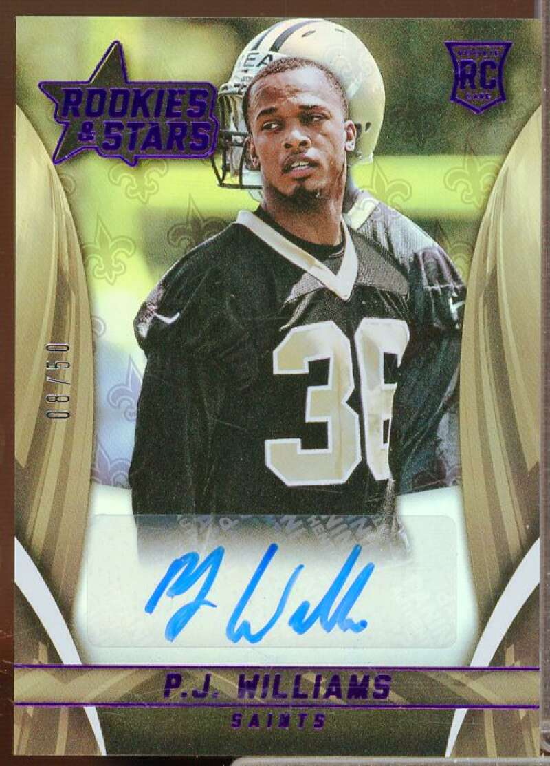 P.J. Williams/50 2015 Rookies Stars Longevity Rookie Signatures Team Logo #75  Image 1