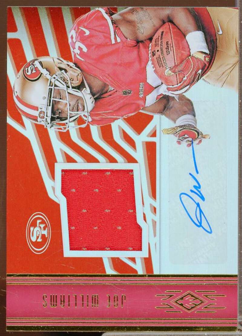 Joe Williams/99 Rookie Card 2017 Panini Phoenix Rookie Jersey Autographs #33  Image 1