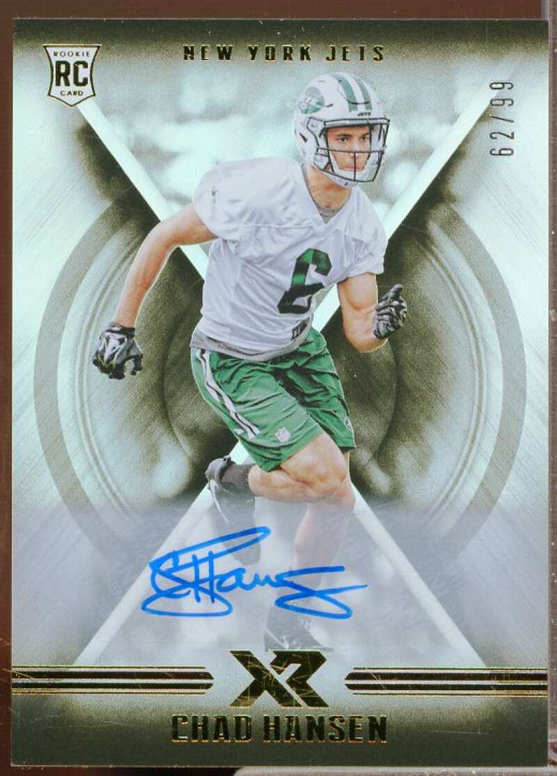 Chad Hansen/99 Rookie Card 2017 Panini XR Autographs #103  Image 1