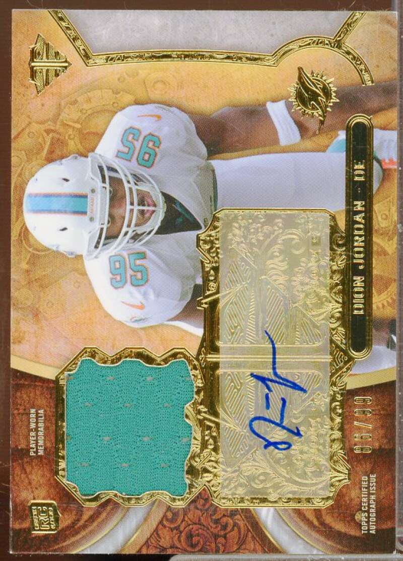 Dion Jordan JSY AU Rookie Card 2013 Topps Triple Threads #121  Image 1