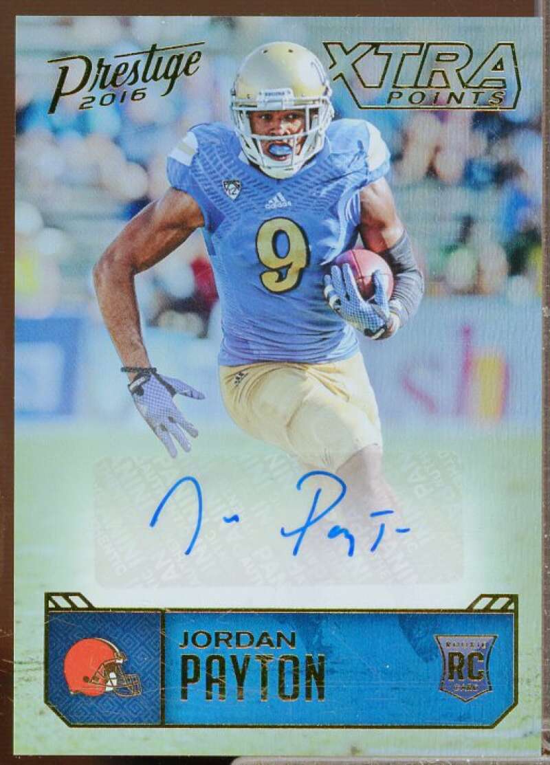 Jordan Payton Rookie Card 2016 Prestige Rookie Autographs Xtra Points Gold #50  Image 1