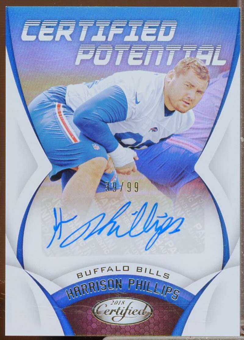 Harrison Phillips Rookie Card 2018 Certified Potential Signatures #40  Image 1