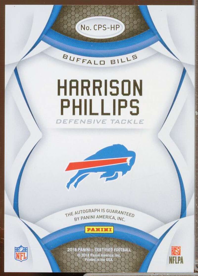 Harrison Phillips Rookie Card 2018 Certified Potential Signatures #40  Image 2